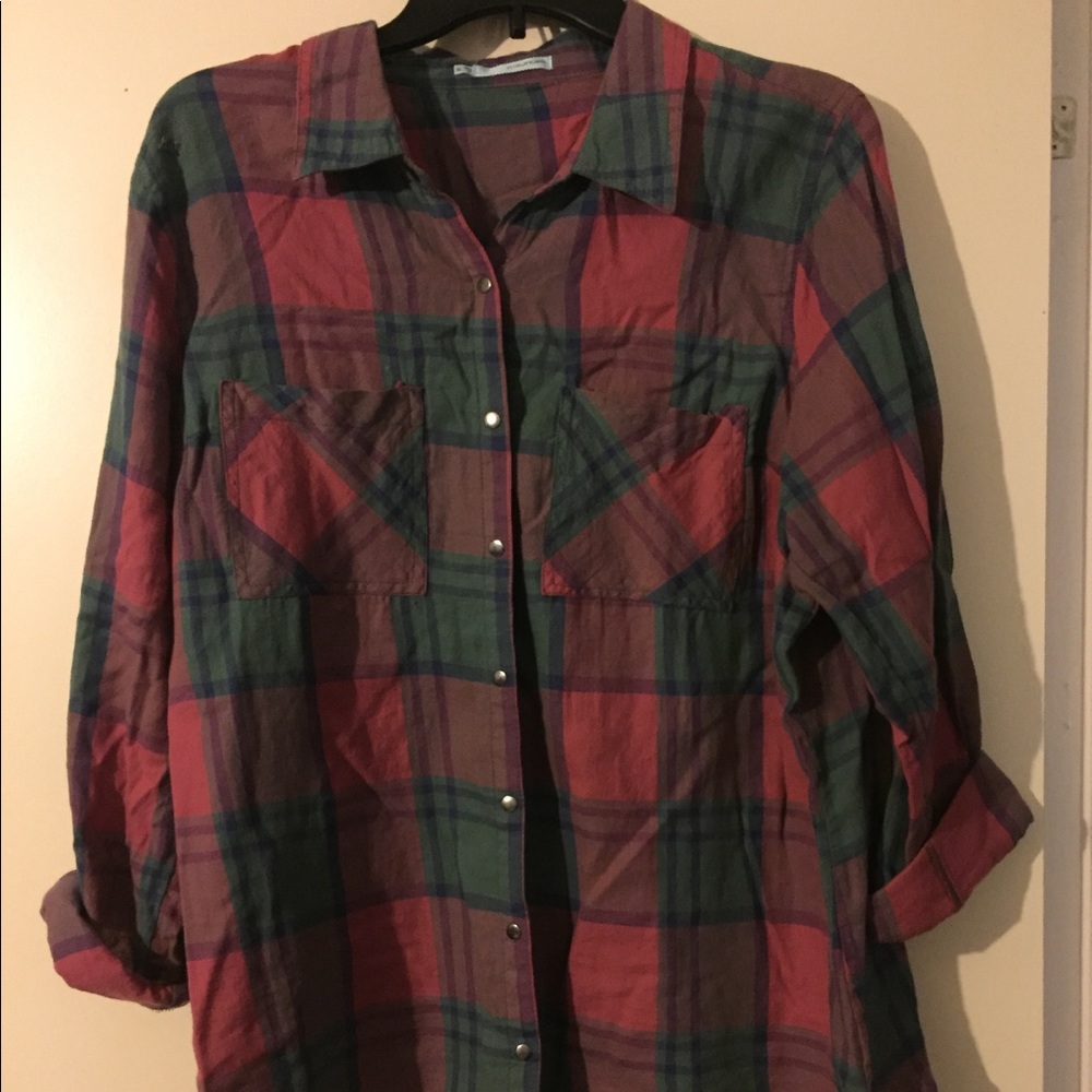 Maurices Plaid top